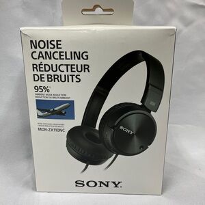 Sony MDR-ZX110NC Noise Cancelling Headphones Black